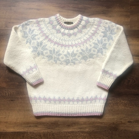 💐 Vintage Eddie Bauer 100% Wool Sweater - Picture 3 of 7